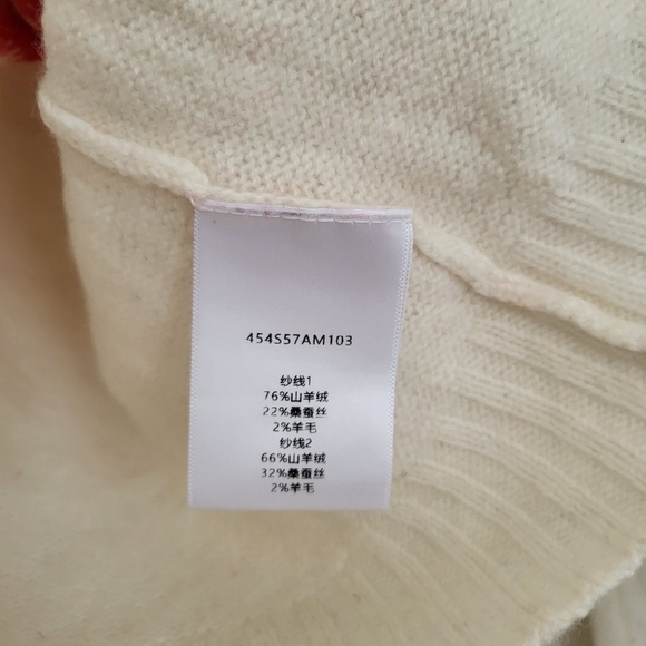 Women's White Sweater - Picture 2 of 4